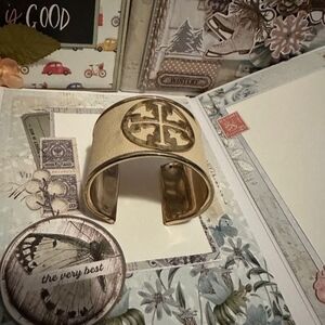 Tory Burch Gold-Tone Cuff Bracelet